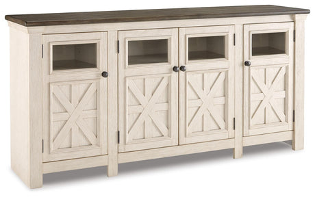 Bolanburg Two-tone 74" TV Stand from Ashley Furniture - Luna Furniture