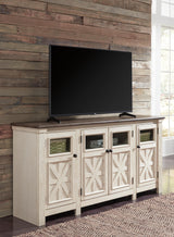Bolanburg Two-tone 74" TV Stand from Ashley Furniture - Luna Furniture