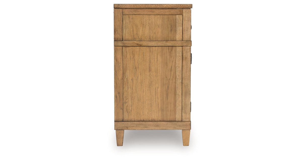 Sharlance Light Brown 81" TV Stand from Ashley - Luna Furniture