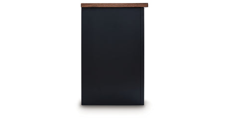 Wildenauer Brown/Black 76" TV Stand with Electric Fireplace from Ashley - Luna Furniture