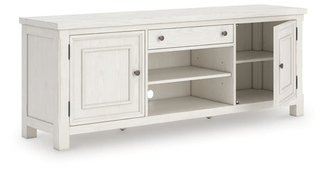 Robbinsdale Antique White 72" TV Stand from Ashley Furniture - Luna Furniture