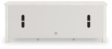 Robbinsdale Antique White 72" TV Stand from Ashley Furniture - Luna Furniture