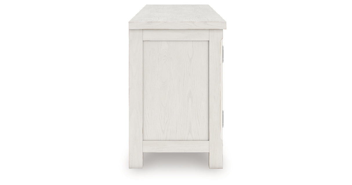 Robbinsdale Antique White 72" TV Stand from Ashley - Luna Furniture