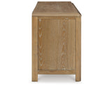 Rencott Light Brown 80" TV Stand from Ashley - Luna Furniture