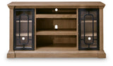 Wittenmyer Natural/Black 72" TV Stand from Ashley - Luna Furniture