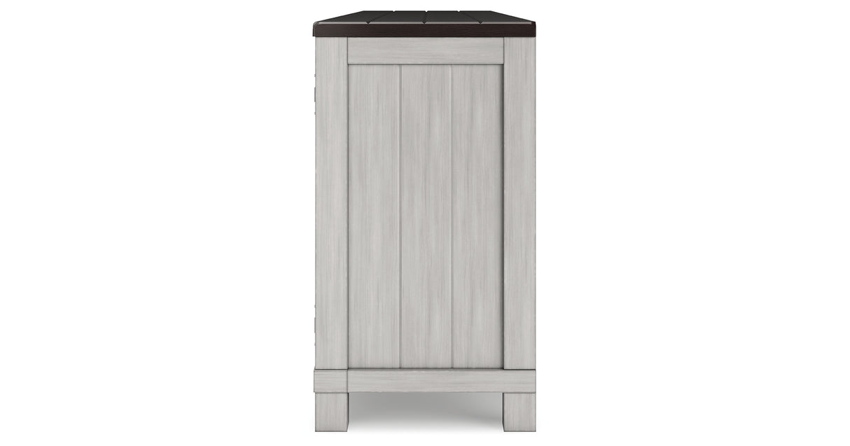 Darborn Gray/Brown 88" TV Stand from Ashley - Luna Furniture