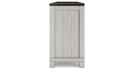 Darborn Gray/Brown 88" TV Stand from Ashley - Luna Furniture