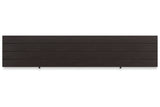 Darborn Gray/Brown 88" TV Stand with Electric Fireplace from Ashley - Luna Furniture