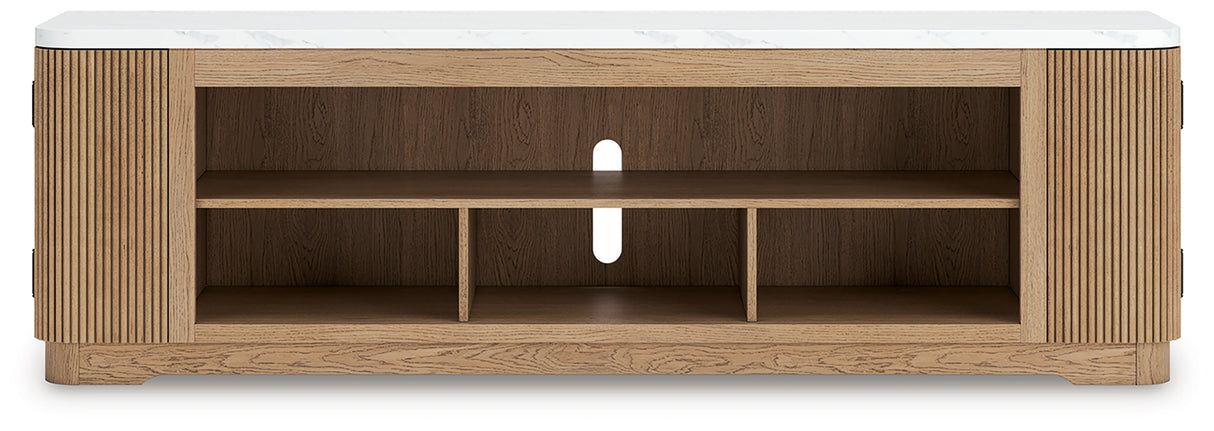 Camdill Light Brown 80" TV Stand from Ashley - Luna Furniture