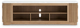 Camdill Light Brown 80" TV Stand from Ashley - Luna Furniture