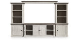 Havalance Two-tone 4-Piece Entertainment Center from Ashley Furniture - Luna Furniture