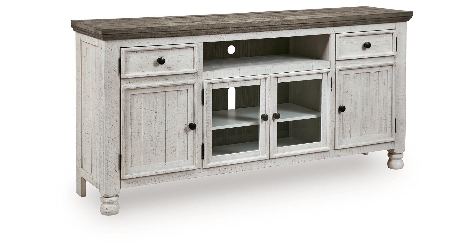 ゆん Ashley Havalance Two-tone TV Stand – Luna Furniture
