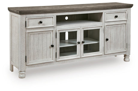 Havalance Two-tone TV Stand from Ashley - Luna Furniture