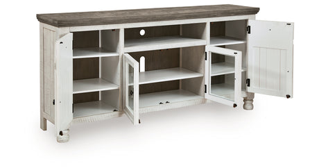 Havalance Two-tone TV Stand from Ashley - Luna Furniture