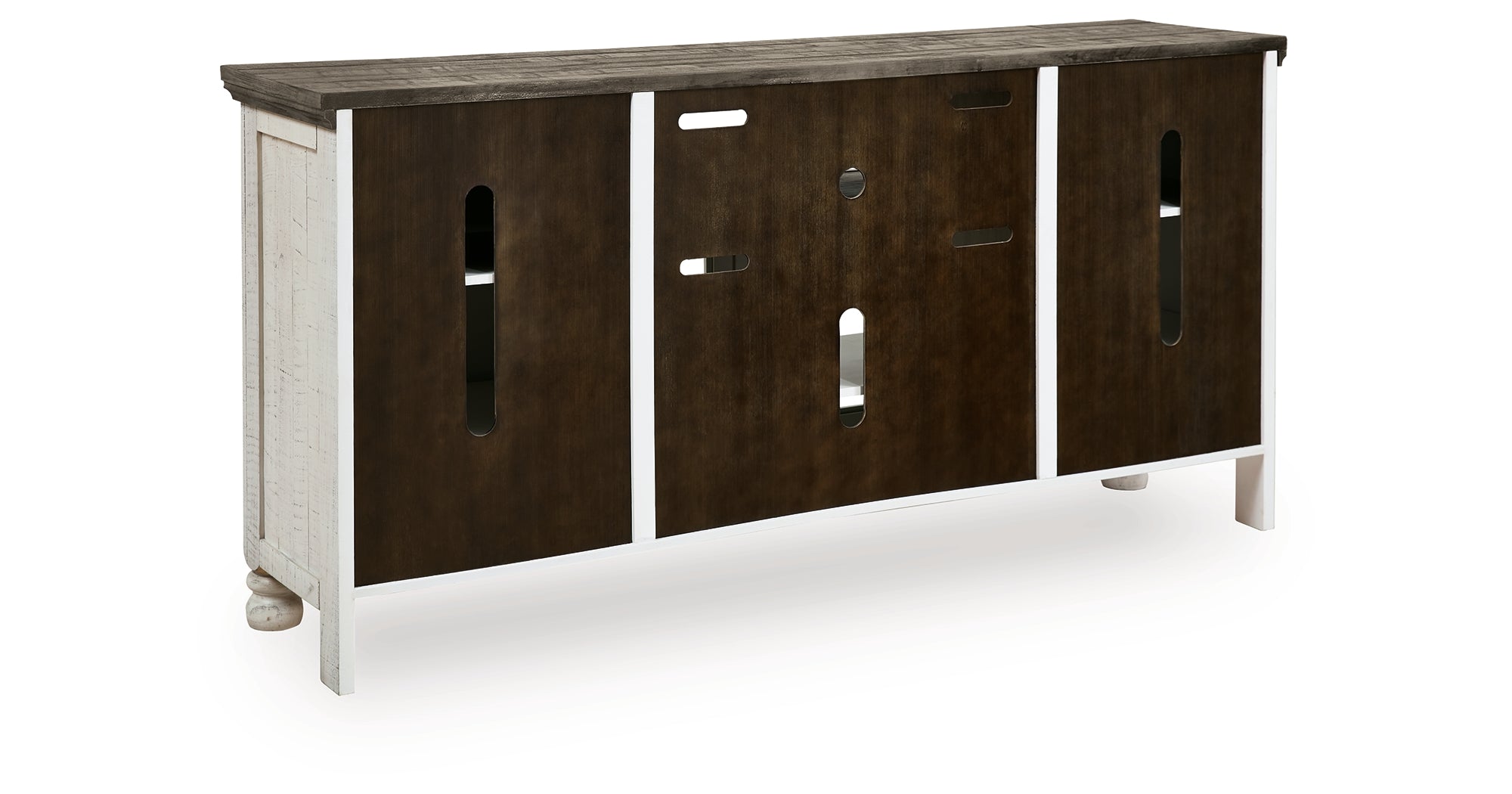 Havalance Two-tone TV Stand – Luna Furniture