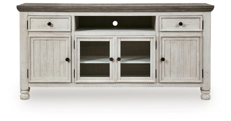 Havalance Two-tone TV Stand from Ashley - Luna Furniture