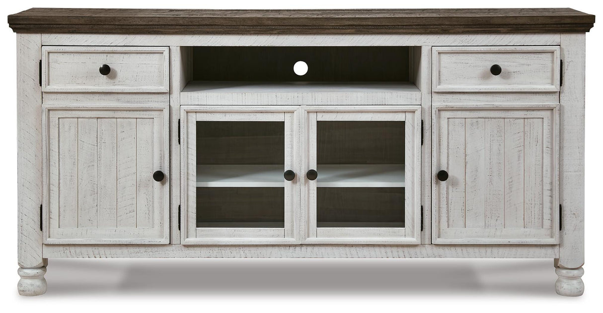 Havalance Two-tone TV Stand from Ashley - Luna Furniture