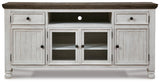 Havalance Two-tone TV Stand from Ashley - Luna Furniture