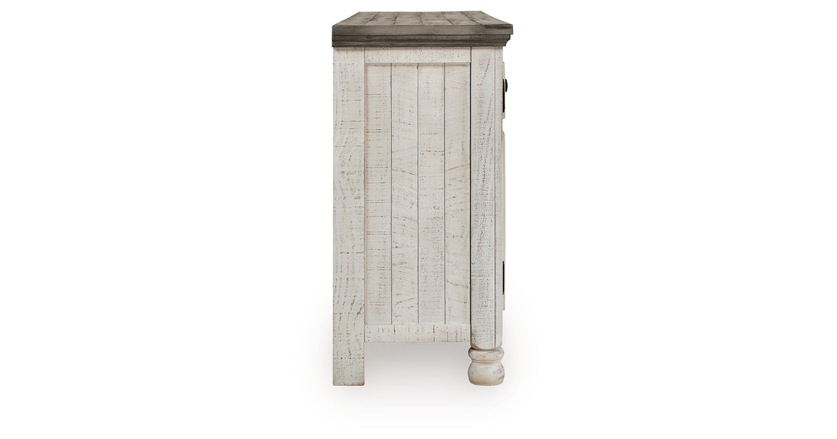 Havalance Two-tone TV Stand from Ashley - Luna Furniture