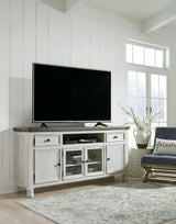 Havalance Two-tone TV Stand from Ashley - Luna Furniture