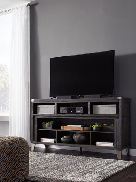 Todoe Gray 65" TV Stand from Ashley - Luna Furniture