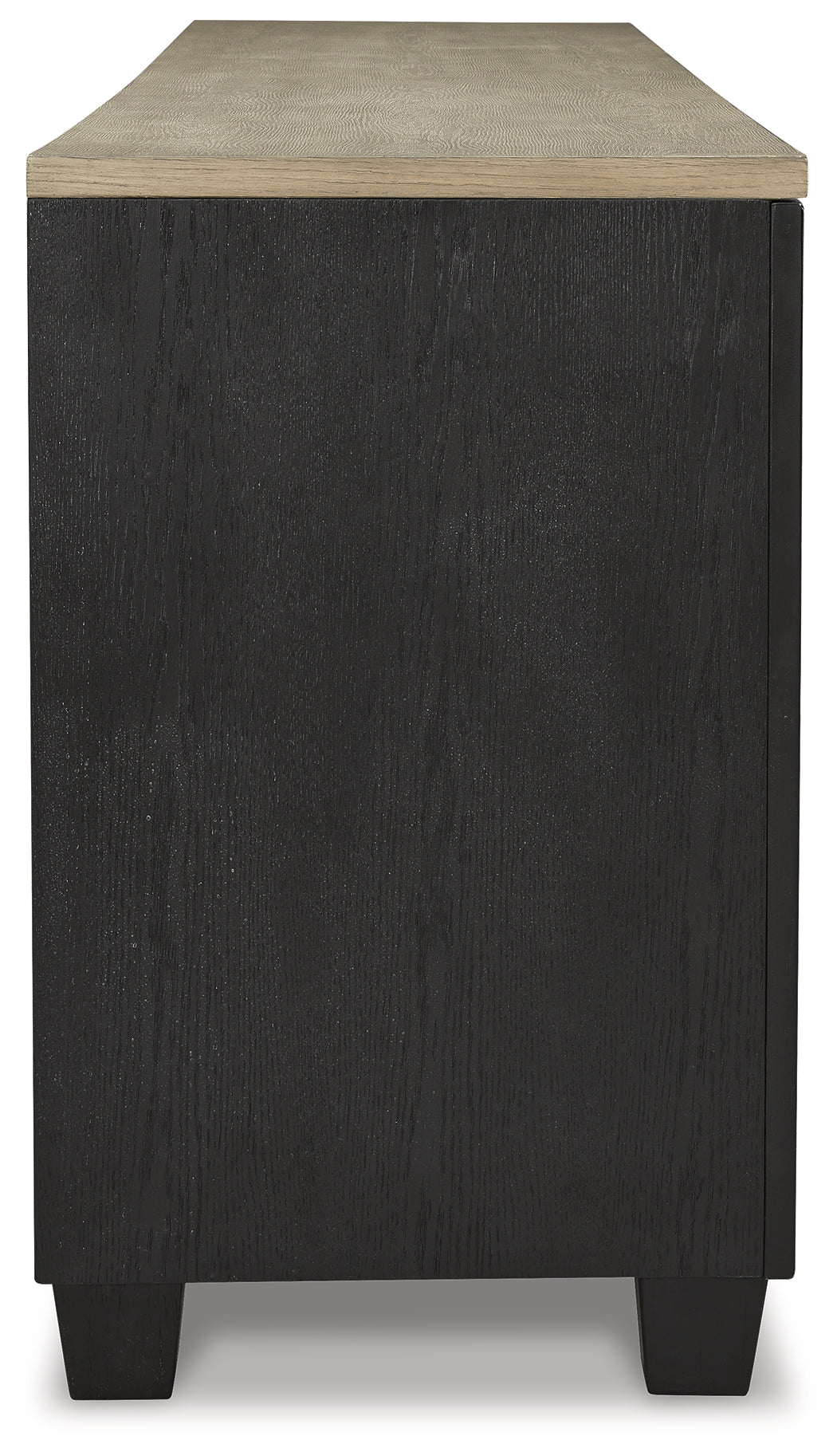 Foyland Black/Brown 83" TV Stand with Electric Fireplace from Ashley Furniture - Luna Furniture