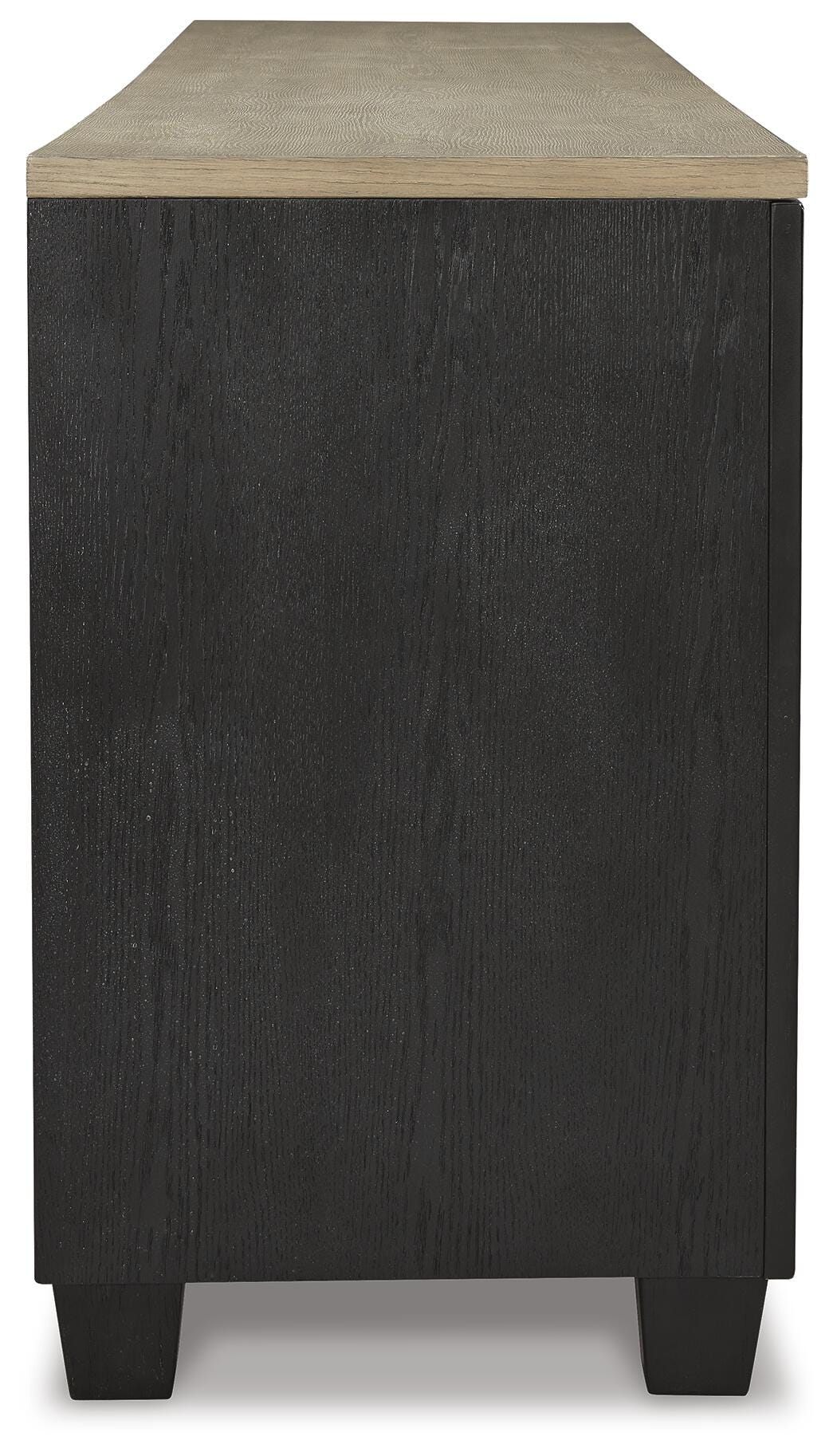 Foyland Black/Brown 83" TV Stand from Ashley Furniture - Luna Furniture