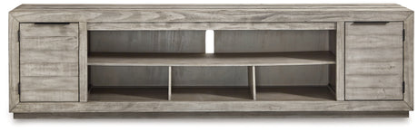 Naydell Gray 92" TV Stand from Ashley - Luna Furniture