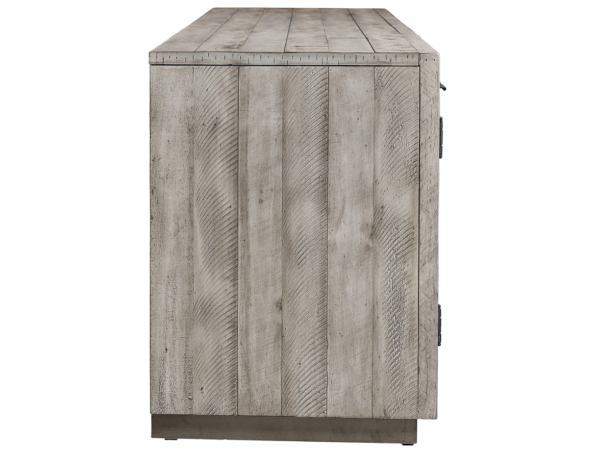 Naydell Gray 92" TV Stand from Ashley - Luna Furniture