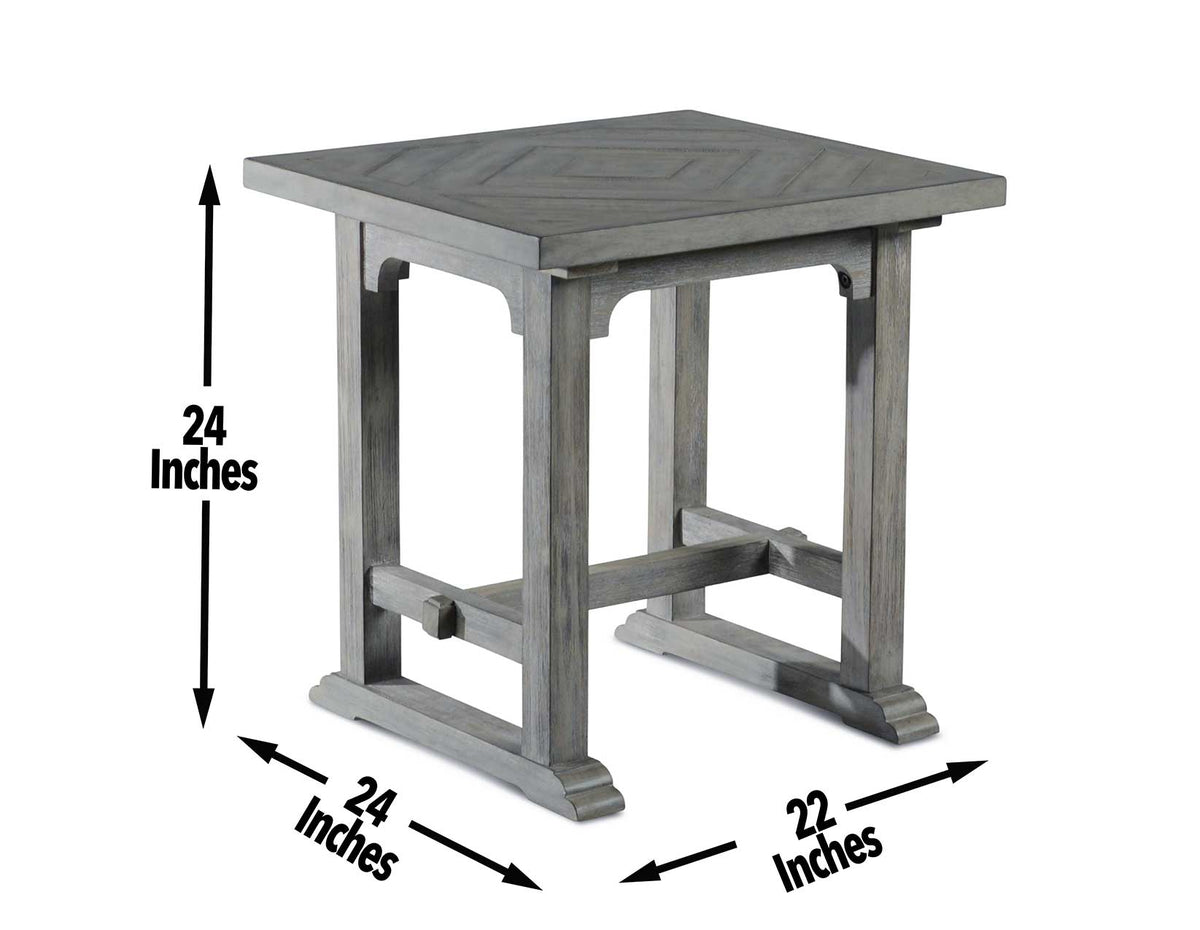 Whitford Dove Gray End Table