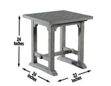 Whitford Dove Gray End Table