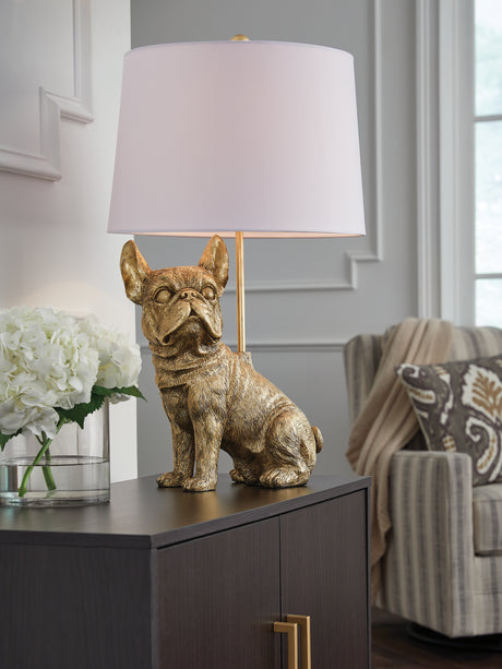 Wadeland Gold Finish Table Lamp from Ashley - Luna Furniture