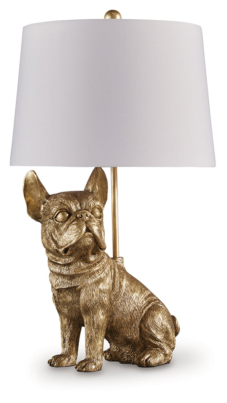 Wadeland Gold Finish Table Lamp from Ashley - Luna Furniture