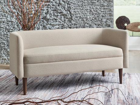 Wainner Beige Accent Bench from Ashley - Luna Furniture