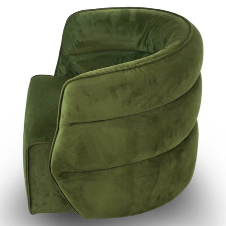 Walden Green Velvet Swivel Chair from Midinmod - Luna Furniture