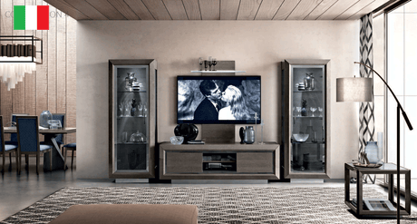 Elite SIlver Birch TV Cabinet from ESF Furniture - Luna Furniture