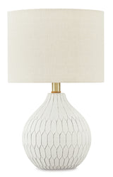 Wardmont 2-Piece Table Lamp Set in White from Ashley - Luna Furniture