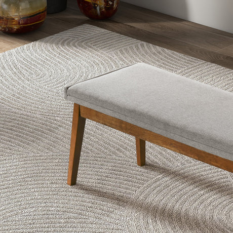 Warren Ash Gray Bench from Midinmod - Luna Furniture