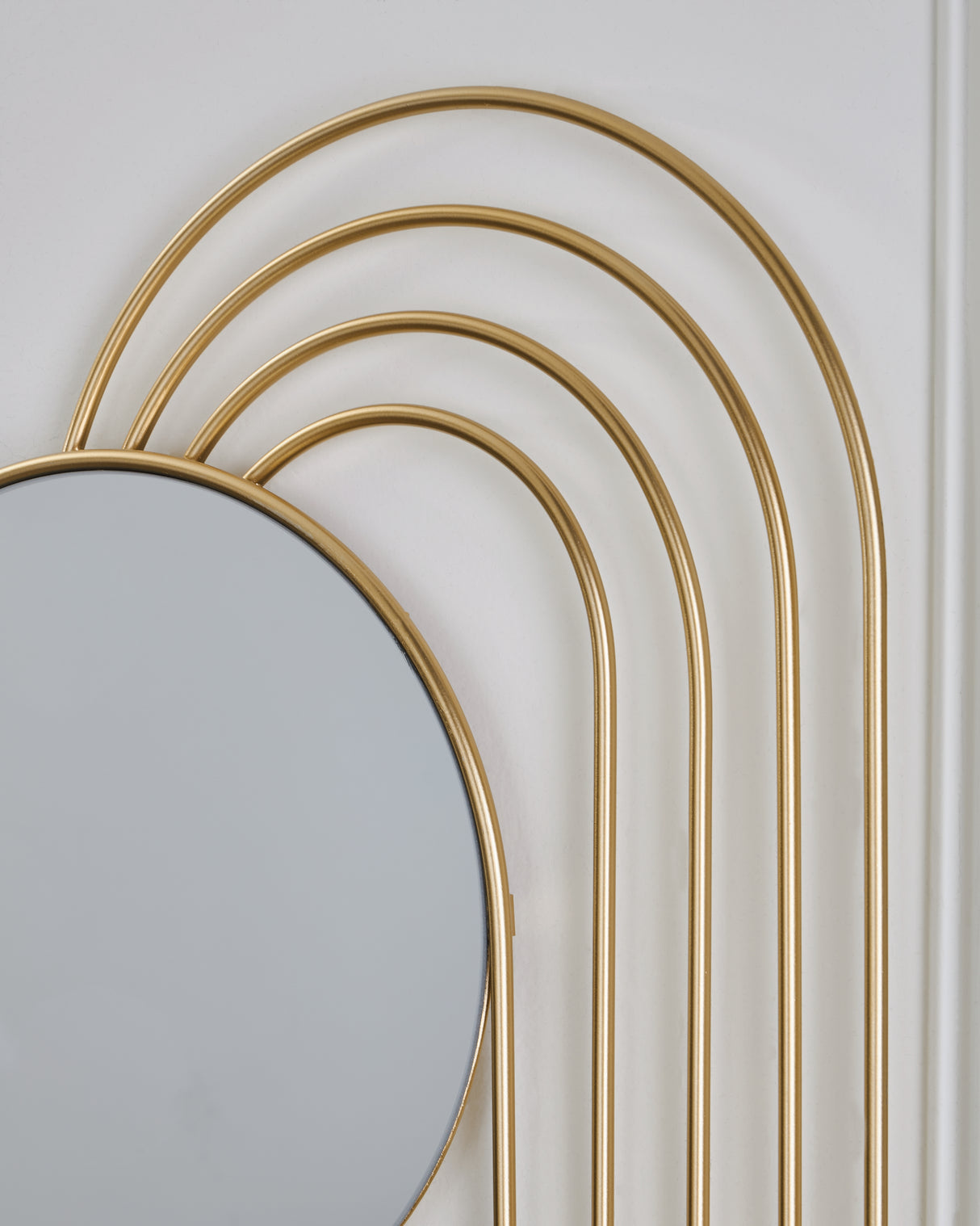 Warrenley Gold Finish Accent Mirror from Ashley - Luna Furniture