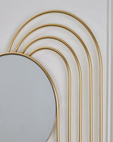 Warrenley Gold Finish Accent Mirror from Ashley - Luna Furniture
