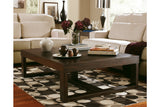 Watson Dark Brown Coffee Table and 2 End Tables from Ashley - Luna Furniture