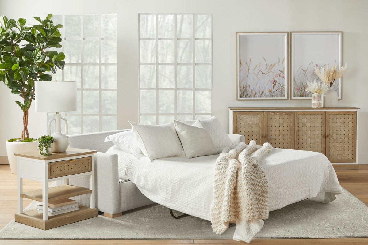 Weave 1-drawer Side Table from Essentials For Living - Luna Furniture