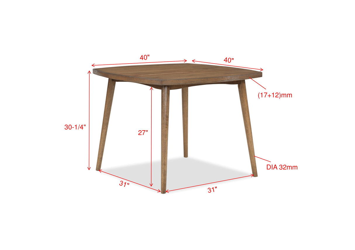 Weldon Brown Dining Table from Crown Mark - Luna Furniture
