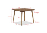 Weldon Brown Dining Table from Crown Mark - Luna Furniture