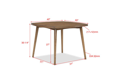 Weldon Brown Dining Table from Crown Mark - Luna Furniture