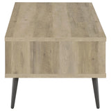 Welsh Distressed Pine 2-Piece Coffee and End Table Set from Coaster - Luna Furniture