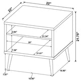 Welsh Distressed Pine 3-Piece Coffee and End Table Set from Coaster - Luna Furniture