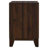 Welsley Walnut 2-Drawer Nightstand Bedside Table from Coaster - Luna Furniture