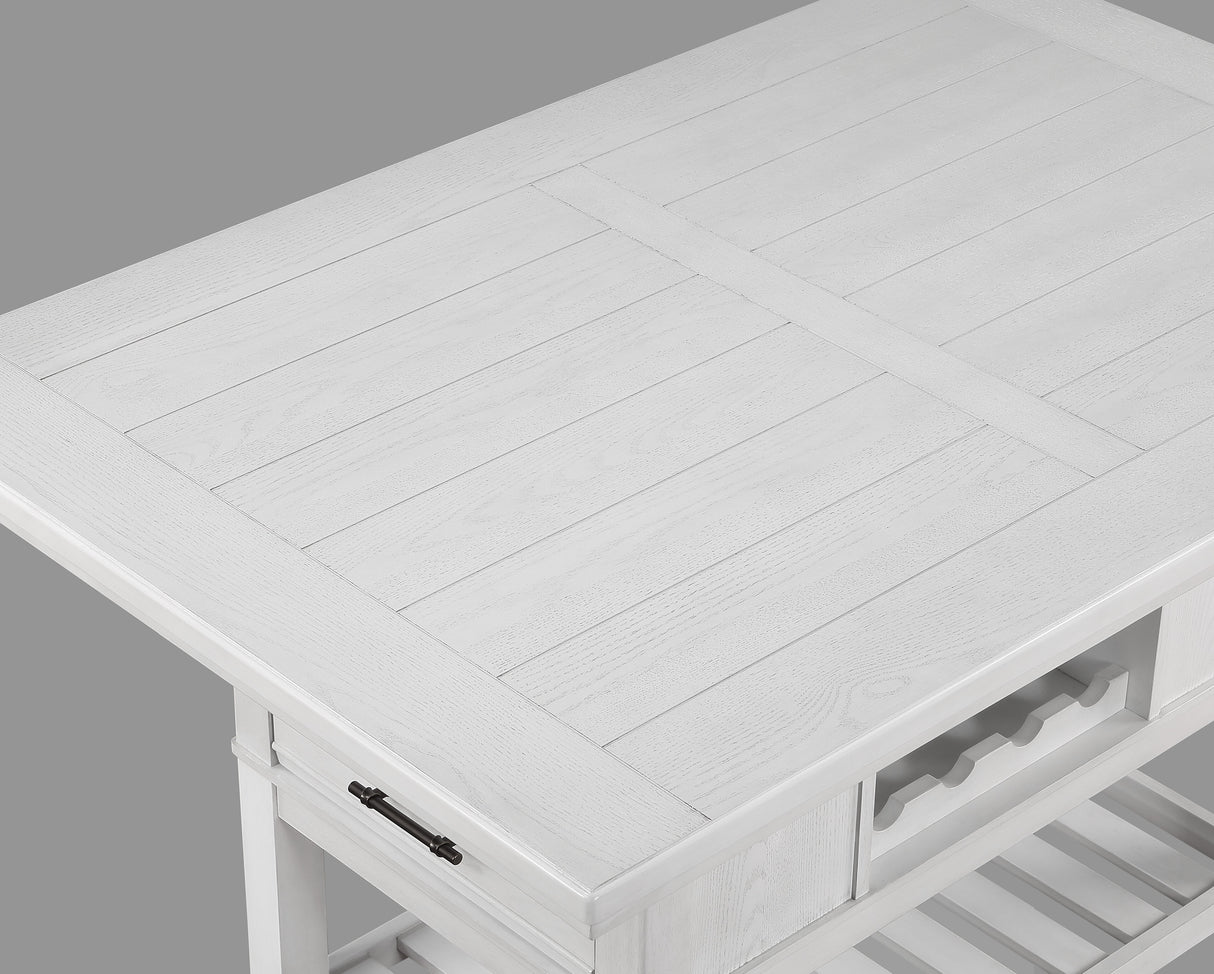 Wendy White Counter Height Table from Crown Mark - Luna Furniture