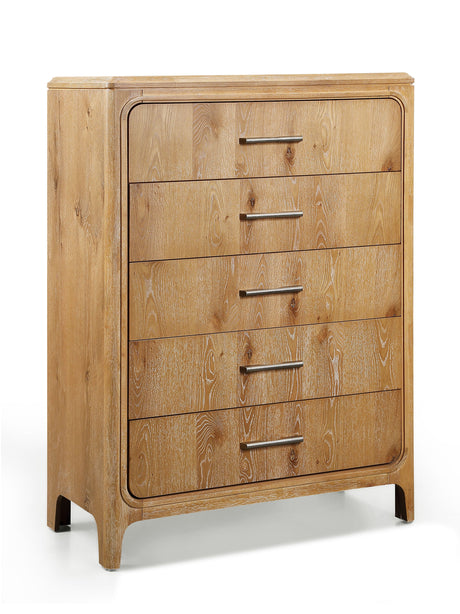 Westcott Cerused Natural Chest from Crown Mark - Luna Furniture